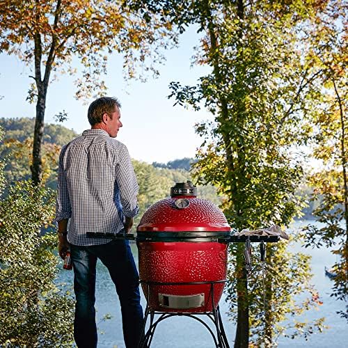Kamado Joe Classic Red Ceramic Smoker