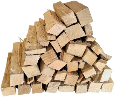 Logpile Slender Dried Wood for Intense Heat